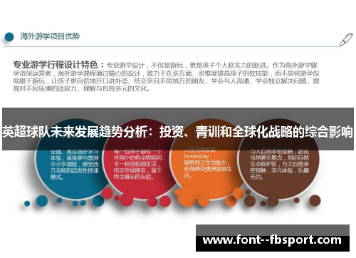 英超球队未来发展趋势分析：投资、青训和全球化战略的综合影响